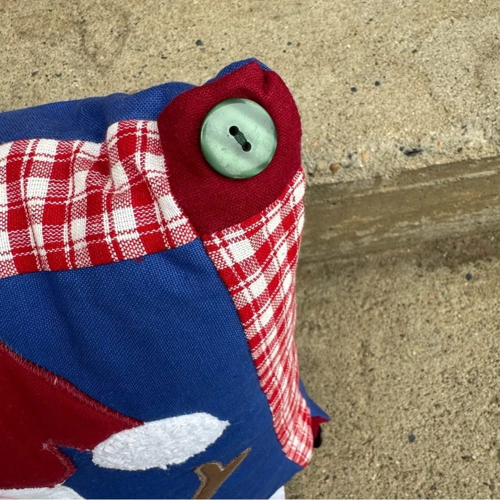 Town & Country Living Holiday Snowman Pillow Farmhouse Christmas‎ Countrycore